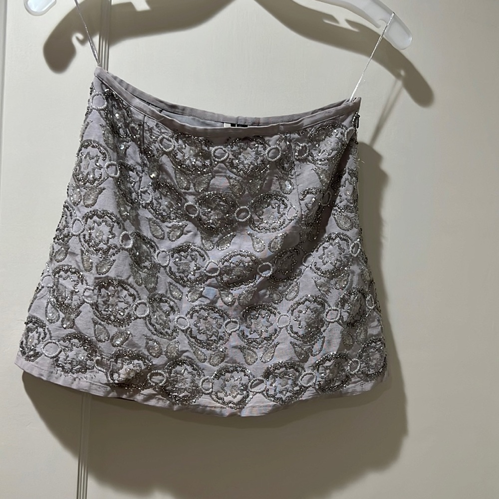 TopShop Mini Bejeweled Skirt